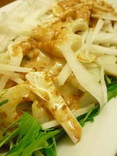 シャキシャキ水菜サラダ-レシピのメイン写真