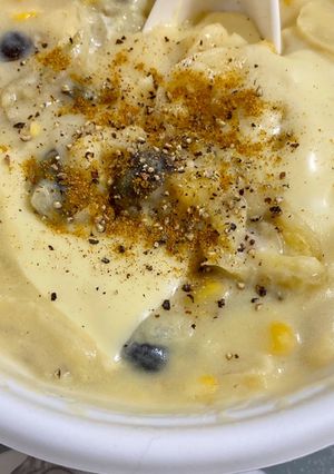 冷凍野菜の豆乳コーンポタージュ-レシピのメイン写真