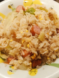 ごま油とごま香る簡単レタス炒飯-レシピのメイン写真