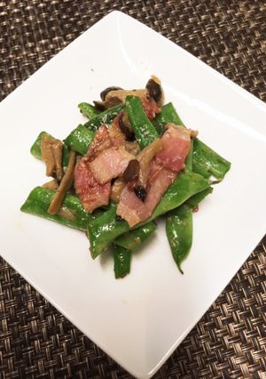 いんげんとベーコンの塩麹炒め-レシピのメイン写真