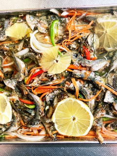 カンタン酢で簡単!豆アジの南蛮漬け-レシピのメイン写真