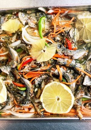 カンタン酢で簡単！豆アジの南蛮漬け-レシピのメイン写真