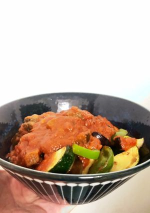 パスタソースで手抜きラタトゥイユ風-レシピのメイン写真