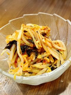簡単もやしキムチの副菜-レシピのメイン写真