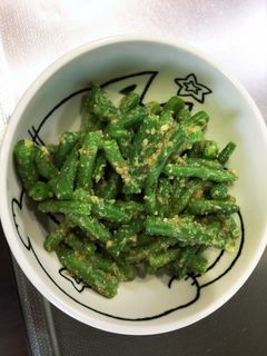 すぐ出来ます。インゲンの味噌和え-レシピのメイン写真
