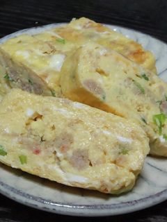 カニ缶の贅沢卵焼き-レシピのメイン写真