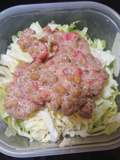 おつまみ 納豆サラダ梅肉和え-レシピのメイン写真