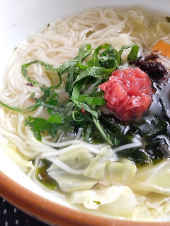 大葉と梅の冷やしラーメン-レシピのメイン写真