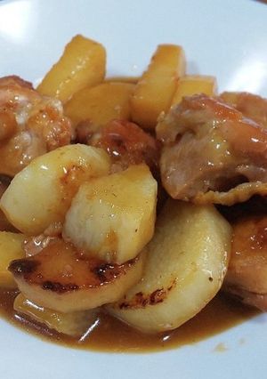 鶏肉と長芋の簡単炒め-レシピのメイン写真