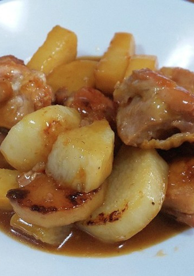 鶏肉と長芋の簡単炒め-レシピのメイン写真