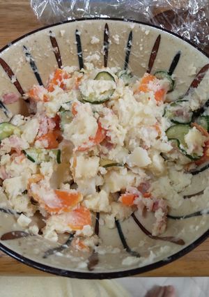 おばさんの味を受け継ぐ甘いポテトサラダ-レシピのメイン写真