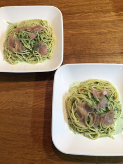 ほうれん草のクリームパスタ-レシピのメイン写真