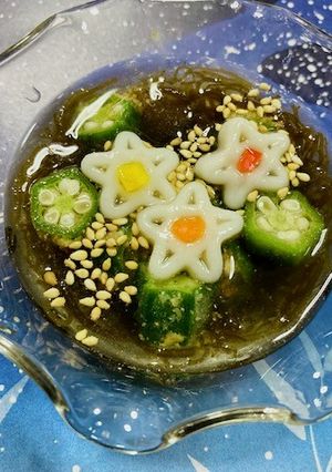 暑い日にお勧め☆星のもずく酢（小麦無）-レシピのメイン写真