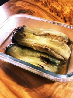 夏の常備菜 冷やし焼き茄子-レシピのメイン写真