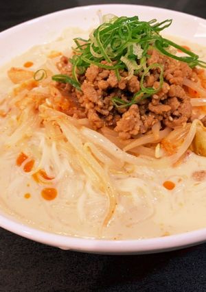 ピリ辛ごま豆乳坦々風素麺♡-レシピのメイン写真