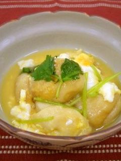 もち麩の卵とじ(透析食)-レシピのメイン写真