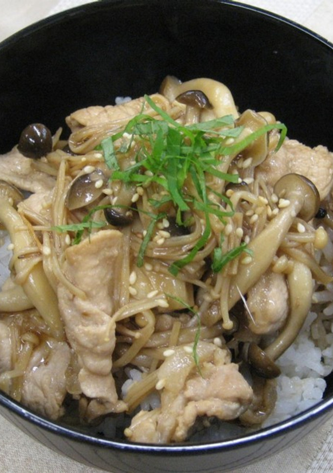 豚きのこ丼（透析食）-レシピのメイン写真