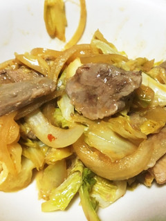 焼肉のたれ!キャベツと玉ねぎの回鍋肉-レシピのメイン写真
