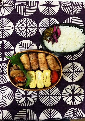 ズッキーニの肉巻き弁当〜高校生男子弁当〜-レシピのメイン写真
