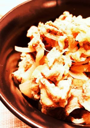 梅入り生姜焼き丼-レシピのメイン写真