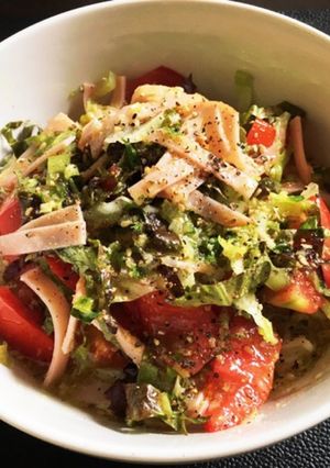 サッポロ一番塩でサラダラーメン-レシピのメイン写真