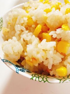 超簡単♡炊飯器でとうもろこしご飯-レシピのメイン写真