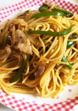焼肉のタレ消費に！焼肉スパゲッティ-レシピのメイン写真