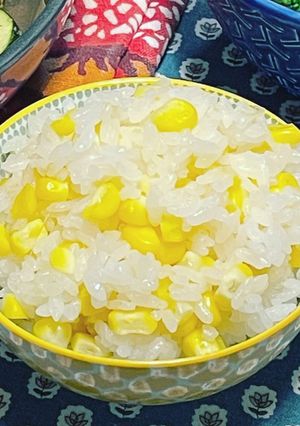 【メモ】ストウブで贅沢とうもろこしご飯-レシピのメイン写真