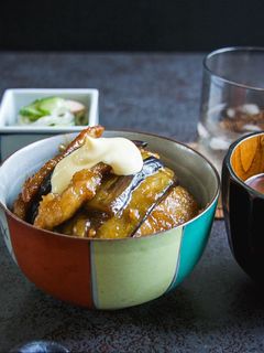 豚肉と茄子の生姜焼き丼-レシピのメイン写真