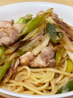 鶏とネギの白だしバターパスタ-レシピのメイン写真