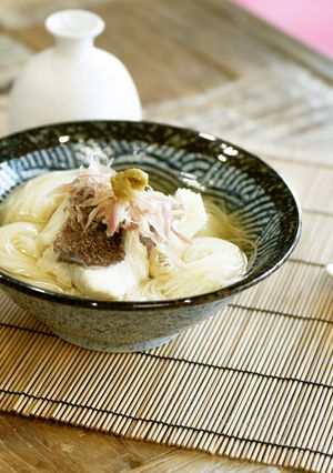 お出汁まで味わう真鯛のそうめん-レシピのメイン写真