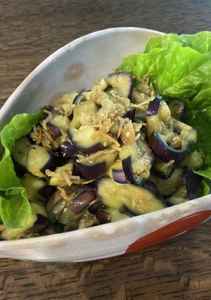 蒸しナスのじゃこマリネ『何食べ』#84-レシピのメイン写真