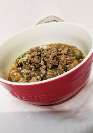 サッポロ一番♪茄子肉味噌冷やし麺-レシピのメイン写真
