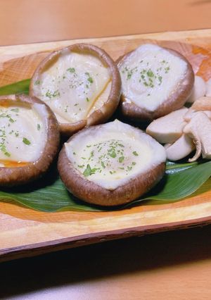 椎茸チーズ焼き　寅王-レシピのメイン写真