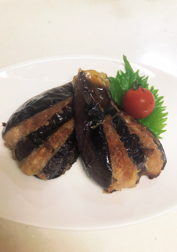 外カリ中とろりなすのはさみ焼き　作り置き-レシピのメイン写真