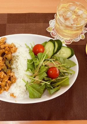 鶏ひき肉と夏野菜のカレー-レシピのメイン写真
