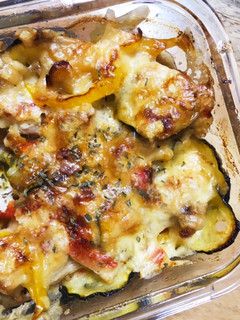 鶏肉と夏野菜のチーズ焼き-レシピのメイン写真