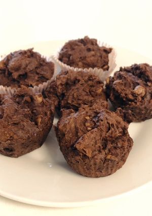 卵・バター・砂糖なし！チョコマフィン-レシピのメイン写真
