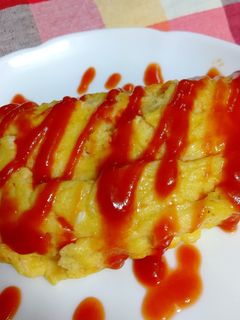 ミルクたっぷりふわふわプレーンオムレツ-レシピのメイン写真