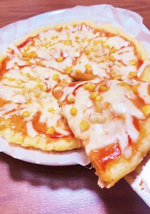 もちもちじゃがいもピザ★発酵なし-レシピのメイン写真