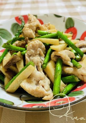 あと一品★アスパラとエリンギと豚肉★-レシピのメイン写真