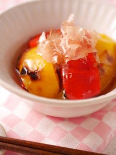 お弁当にも!パプリカの焼きびたし-レシピのメイン写真