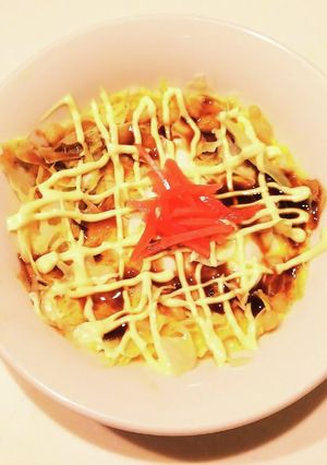 残業サラリーマンのお好み焼き風-レシピのメイン写真