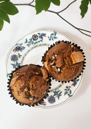 簡単！紅茶とホワイトチョコのカップケーキ-レシピのメイン写真
