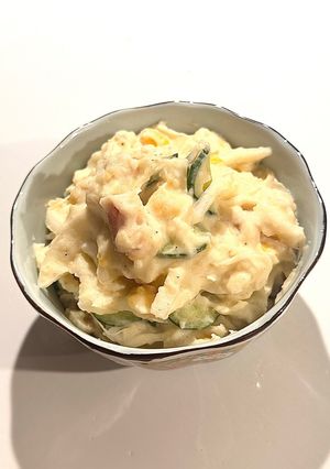 クリーミーポテトサラダ（クリームチーズ）-レシピのメイン写真