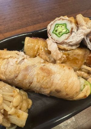 豚肉とおくらの竹輪巻き-レシピのメイン写真