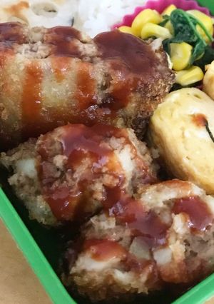お弁当用☆ハンバーグカツレツ-レシピのメイン写真