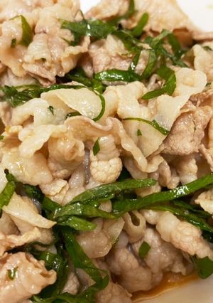 簡単！大葉と豚しゃぶのわさび醤油！-レシピのメイン写真