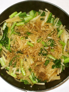 大根皮ごとキンピラ♪簡単食べすぎの食養生-レシピのメイン写真