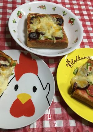ニブンノーマルん＆タラバタさんどイッチ-レシピのメイン写真